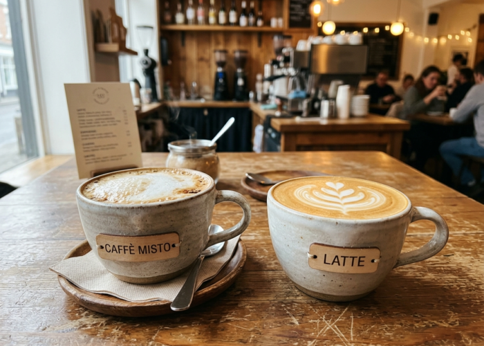 Caffe Misto vs Latte Difference