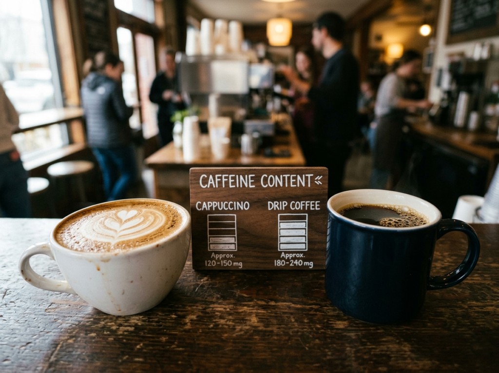 Cappuccino Caffeine vs Regular Coffee Caffeine
