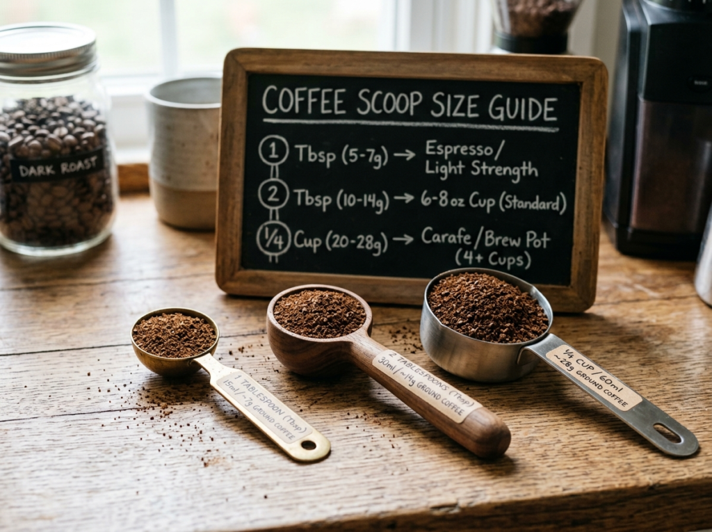 Coffee Scoop Size Guide