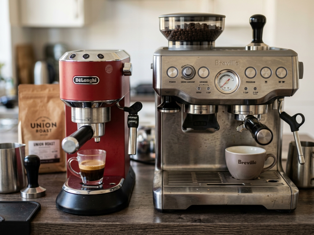DeLonghi vs Breville Espresso Machines
