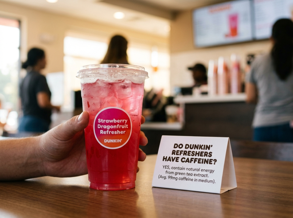 Do Dunkin' Refreshers Have Caffeine