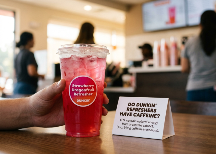 Do Dunkin' Refreshers Have Caffeine