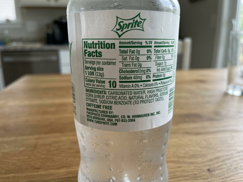 Does Sprite Have Caffeine