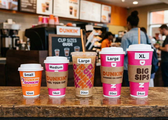 Dunkin' Donuts Cup Sizes Guide