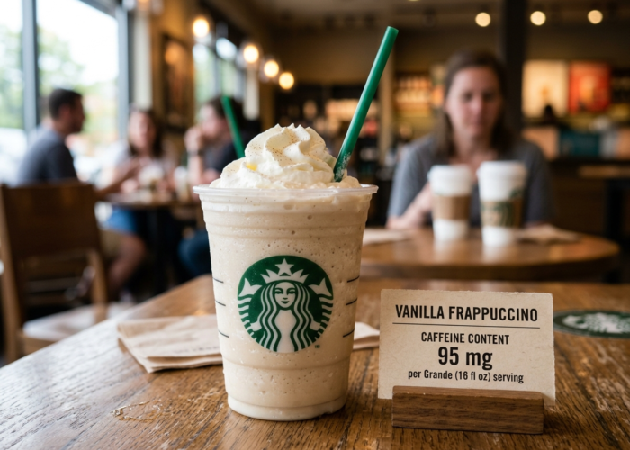 Vanilla Frappuccino Caffeine Content